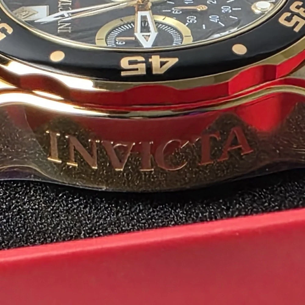 NEW Invicta Pro‎ Diver SCUBA Men's Watch 48mm Gold Black (6981)